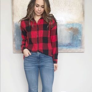 Buffalo plaid boyfriend